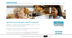 Desktop Screenshot of persohome.es