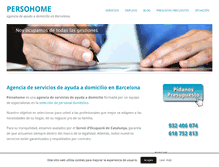 Tablet Screenshot of persohome.es